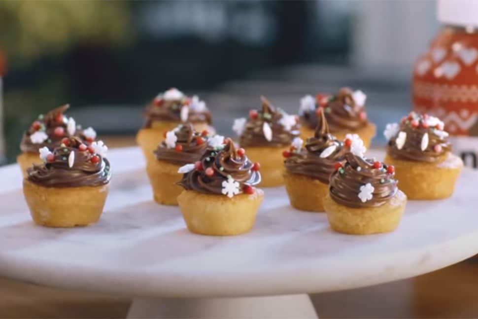 Mini-muffins de Noël au Nutella®