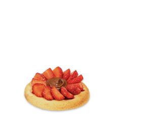 Sables aux fraises du Finistere et Nutella map