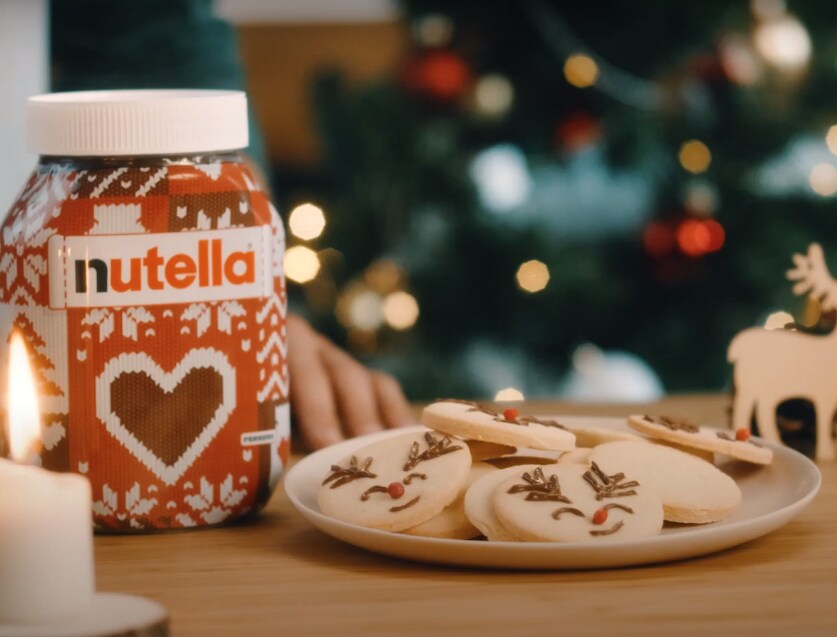 Nutella® Noël-Adorables sablés (rennes de Noël)