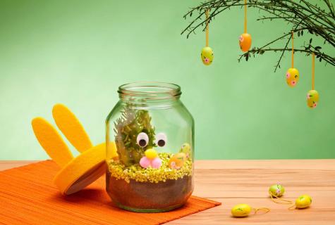 decorationd du lapin de paques pot étape 6 | Nutella