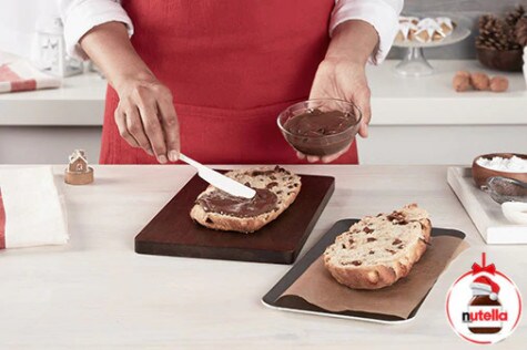 Brioche aux fruits confits et au Nutella - Étape 4 Brioche aux fruits confits et au Nutella - Étape 4