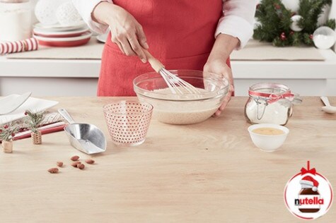 Bûche de Noël au Nutella® - étape 1 Bûche de Noël au Nutella® - étape 1