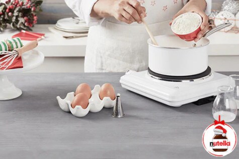 Choux à la chantilly à l'orange et au Nutella® - Étape 4