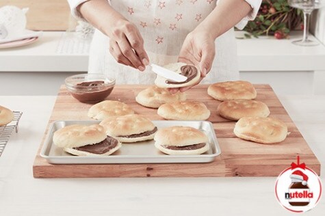 Focaccia au Nutella® - étape 6 Focaccia au Nutella® - étape 6