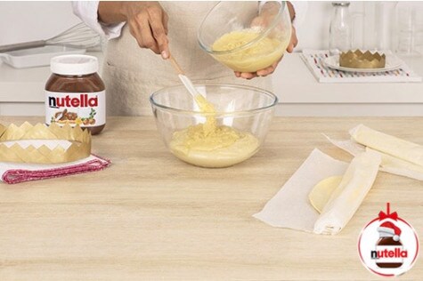 Croissants biscuités à la vanille et au Nutella® - étape 4