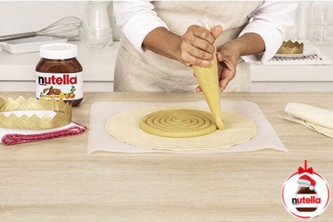 Galette des rois au Nutella® - étape 5 Galette des rois au Nutella® - étape 5