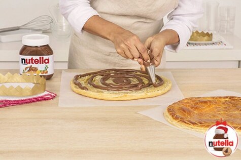 Galette des rois au Nutella® - étape 8 Galette des rois au Nutella® - étape 8