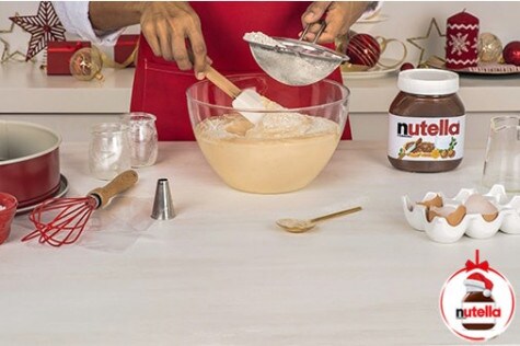  Gâteau rond de Noël au Nutella® - étape 3
