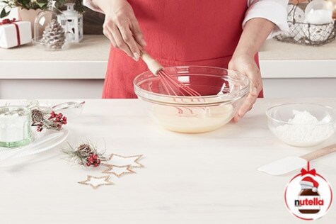 Gâteau de savoie au Nutella Étape 1