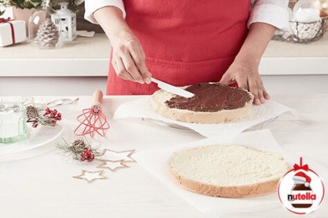Gâteau de savoie au Nutella Étape 6 Gâteau de savoie au Nutella Étape 6
