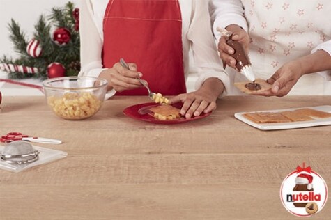Gourmandise aux pommes et au Nutella® - étape 5 Gourmandise aux pommes et au Nutella® - étape 5