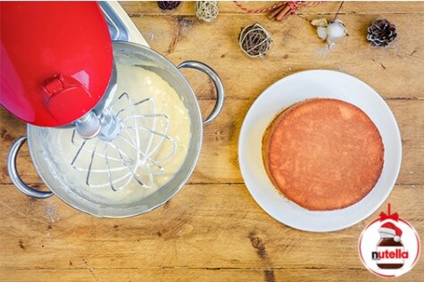 Jour de Neige au Nutella® par le chef Gregory Cohen - étape 1 Jour de Neige au Nutella® par le chef Gregory Cohen - étape 1