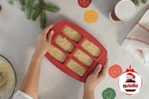 Minis pains aux bananes et au Nutella® - etape 2 Minis pains aux bananes et au Nutella® - etape 2