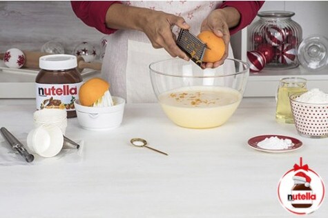 Muffins à l’orange et au Nutella® - étape 1 Muffins à l’orange et au Nutella® - étape 1