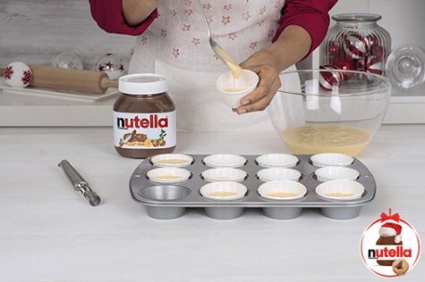 Muffins à l’orange et au Nutella® - étape 3 Muffins à l’orange et au Nutella® - étape 3