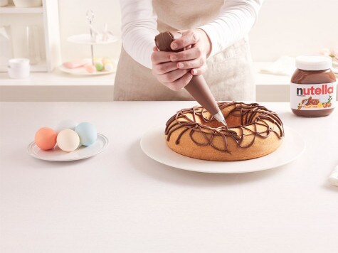 Nid de pâques au Nutella® - étape 6 Nid de pâques au Nutella® - étape 6