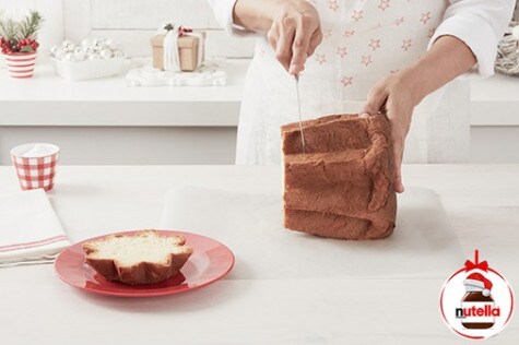 Pandoro aux groseilles et au Nutella® - étape 1