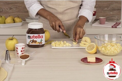 Tarte soleil au Nutella® - étape 1 Tarte soleil au Nutella® - étape 1