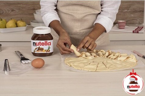 Tarte soleil au Nutella® - étape 5 Tarte soleil au Nutella® - étape 5