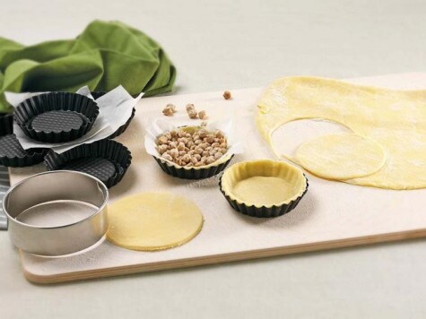 Tartelettes aux myrtilles et au Nutella avec moule pâte planche étape 3| Nutella