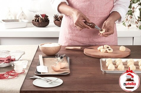 Truffes à la noix de coco et au Nutella® - étape 2 Truffes à la noix de coco et au Nutella® - étape 2