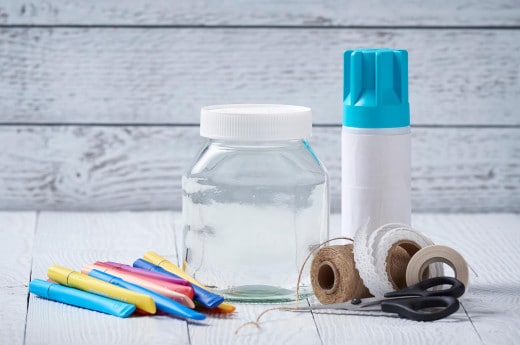 Rangement en pot à crayon bleu | Nutella