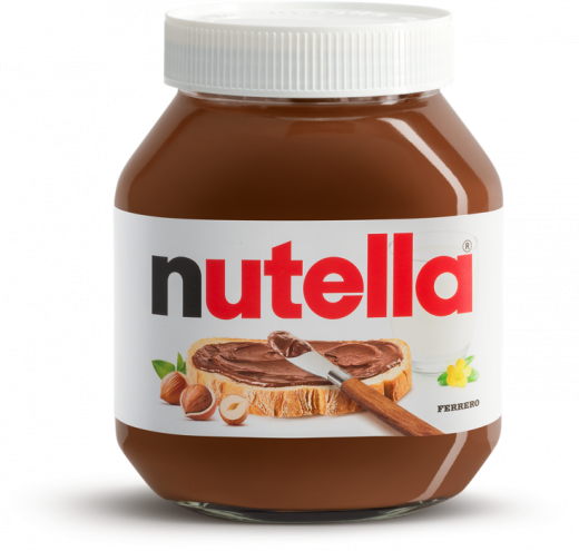Retourner l'étiquette Pot | Nutella