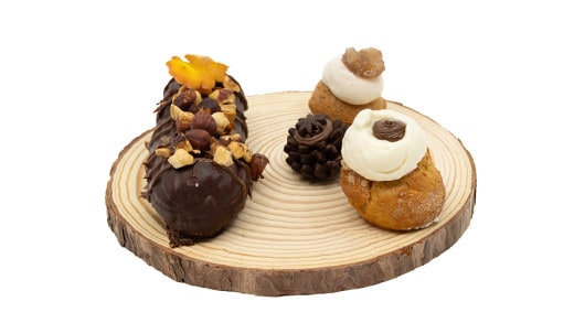 Dessert 'Nutella des Bois' aux arômes forestiers et chocolat.