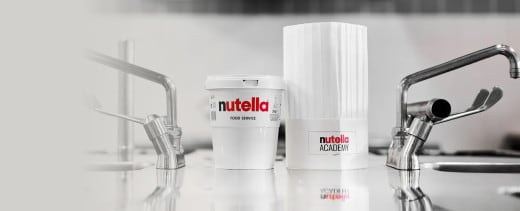 Bannière pour la Nutella® Academy, plateforme de recettes.
