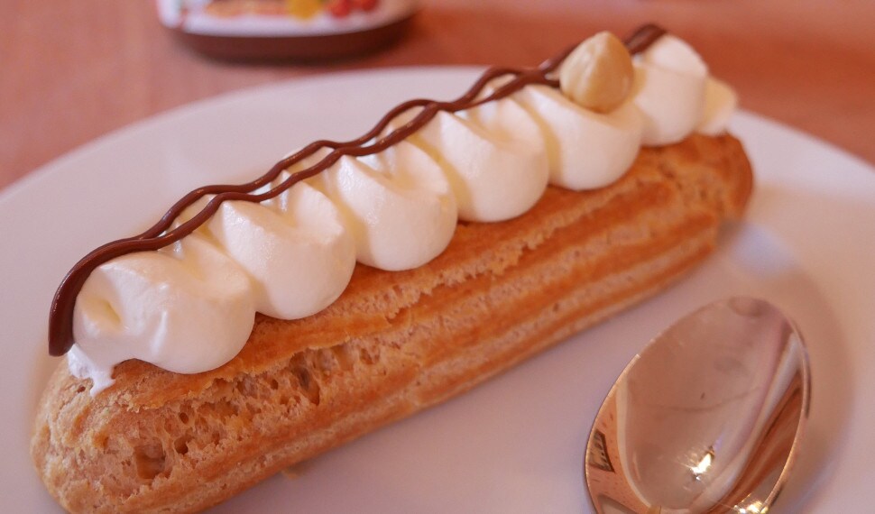 photo eclairs au Nutella et chantilly