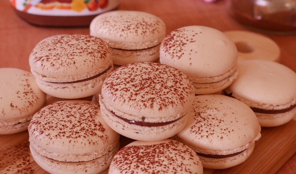 Macarons au Nutella photo macarons au Nutella