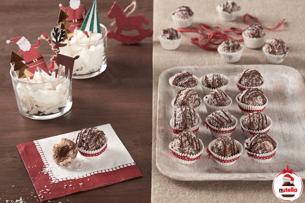 Truffes à la noix de coco et au Nutella® Truffes à la noix de coco et au Nutella®