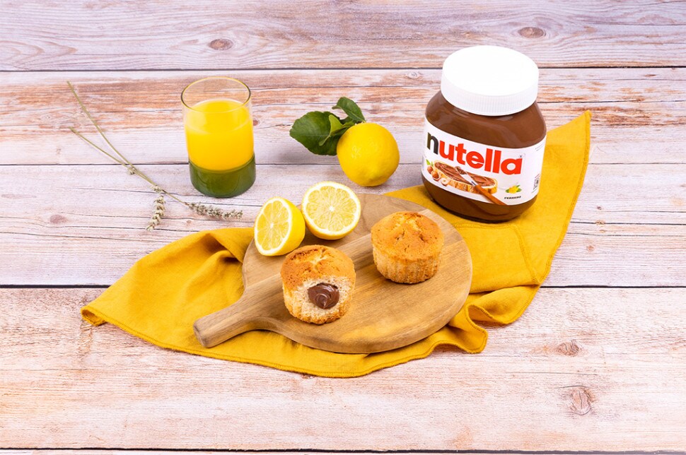 Muffin au citron et au Nutella ®