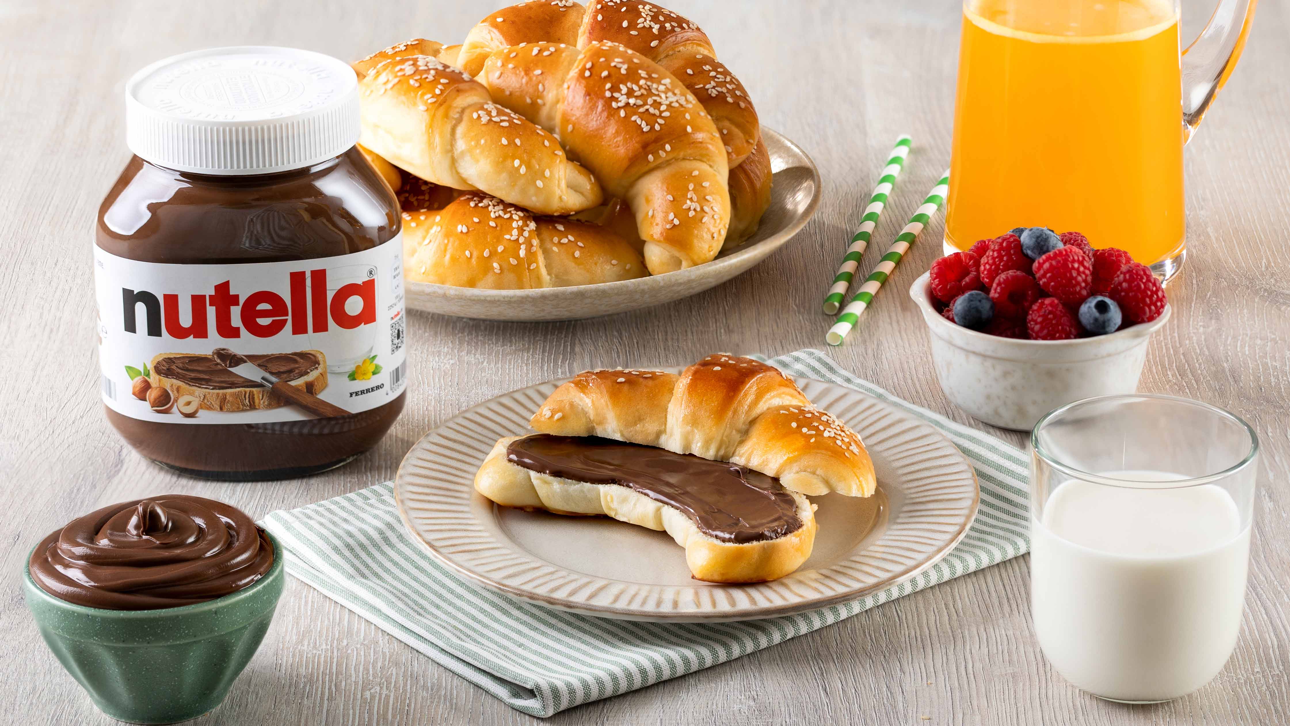 Mekane domaće kiflice s Nutellom®