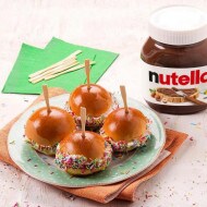 Little rolls with Nutella® and sugar sprinkles
