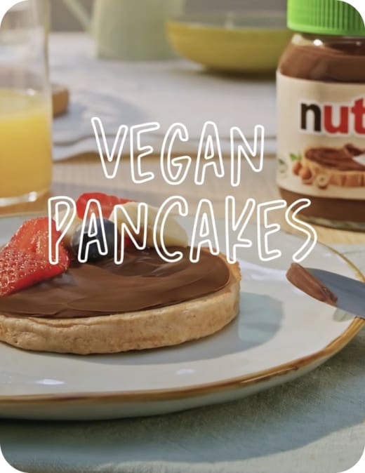 Veganske američke palačinke s Nutellom na biljnoj bazi
