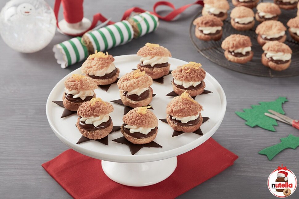 Choux kolačići s Orange Chantilly i Nutellom®