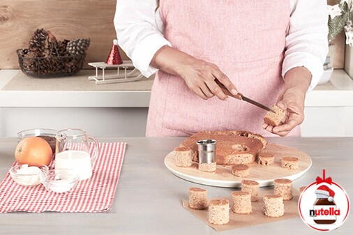 Mézes mini torták Nutella<sup>®</sup>-val