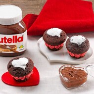 Valentin-napi muffin gianduja csokoládéval és Nutella®-val | Nutella®