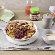 Reggeli cseresznyés pite növényi alapú Nutella®-val