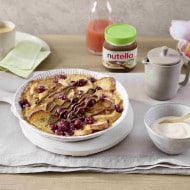 Reggeli cseresznyés pite növényi alapú Nutella®-val