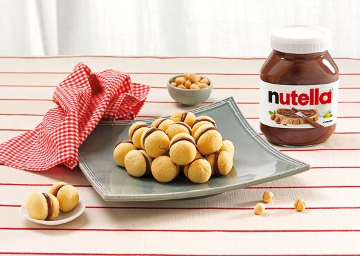 Olasz macaron (Baci di Dama) Nutella®-val   | Nutella®