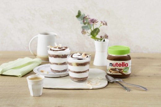Kókuszos tiramisu növényi alapú Nutella®-val