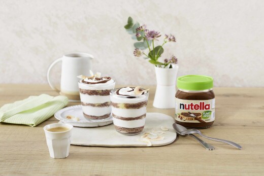 Kókuszos tiramisu növényi alapú Nutella®-val