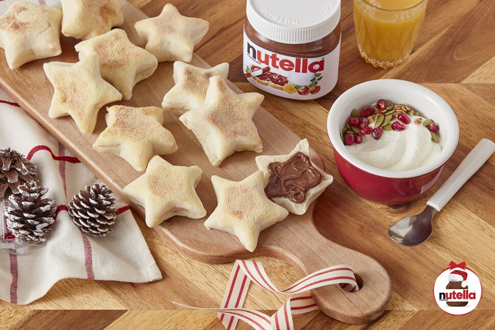 Angol muffincsillagok Nutella®-val