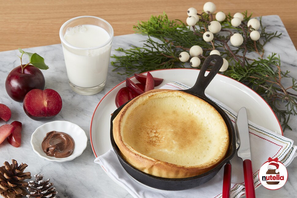 Ünnepi sült palacsinta Nutella®-val