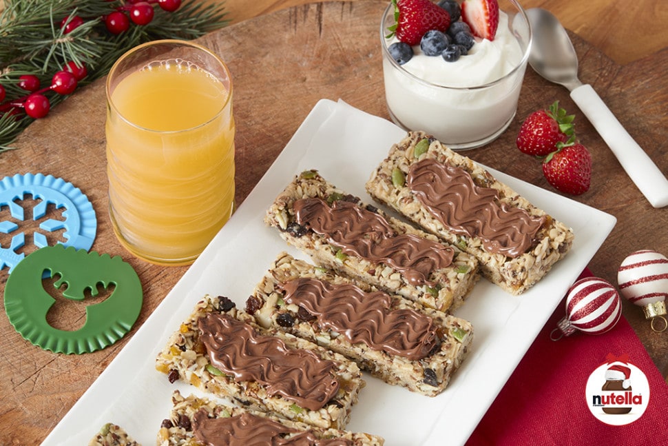 Gluténmentes müzliszeletek Nutella®-val