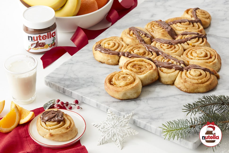 Ragacsos csigák barackkal és Nutella®-val