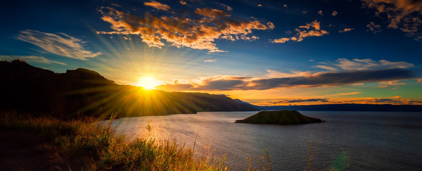 Selamat Pagi dari Danau Toba Sumatera Utara