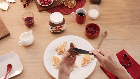 Puff Pastry Pohon Natal Mini oleh Nutella® 3